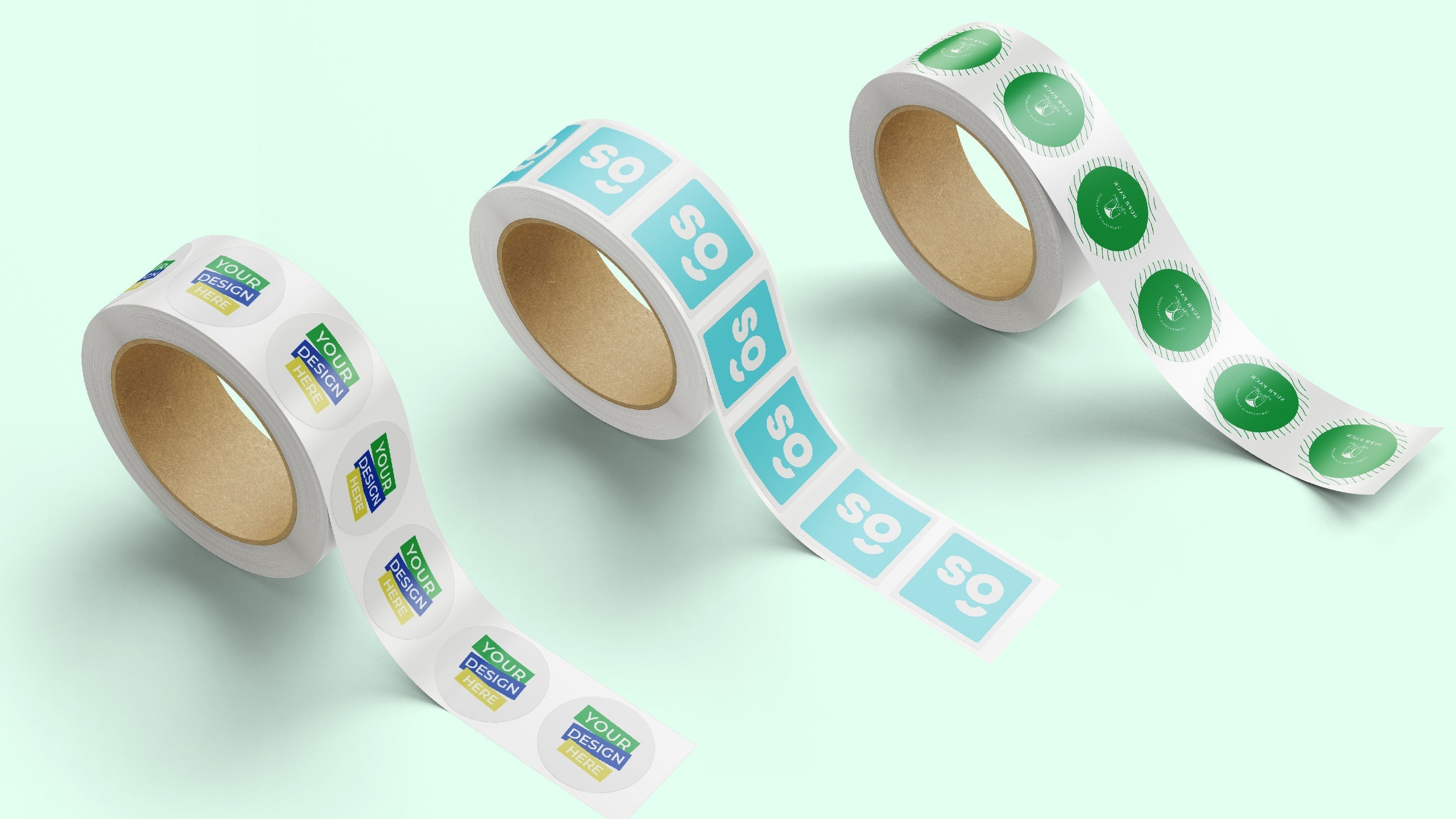 Custom Stickers Rolls