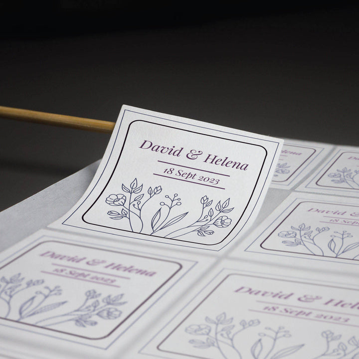 Custom Label for Candles, Perfumes, Jars & boxes with low minimums.