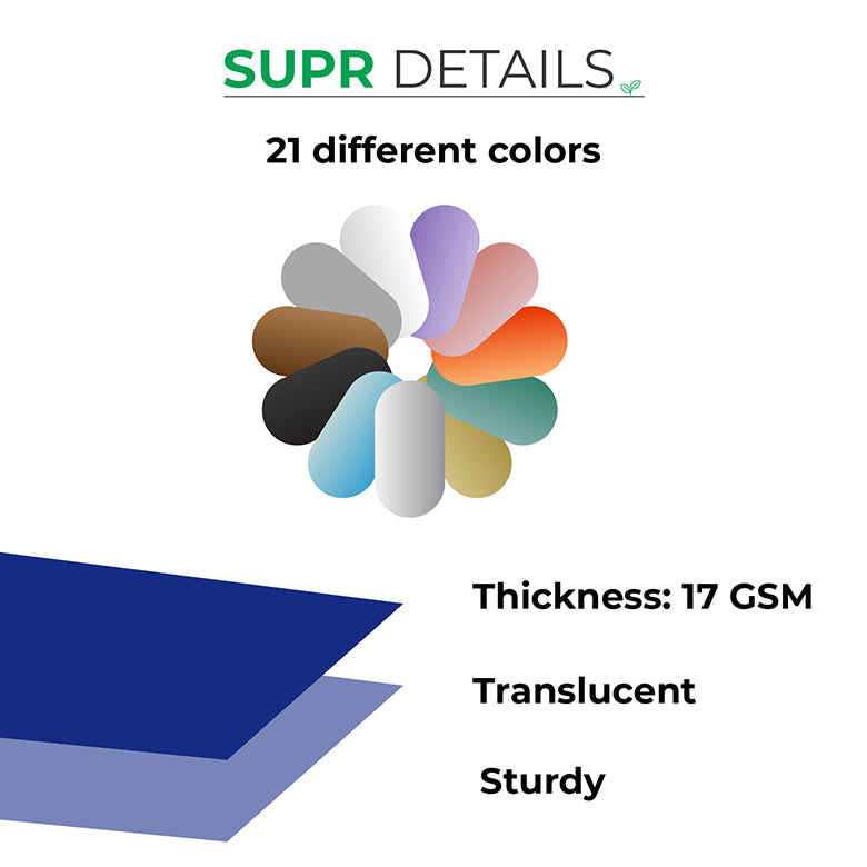 Royal Blue Tissue Paper for Recyclable & Sustainable Wrapping