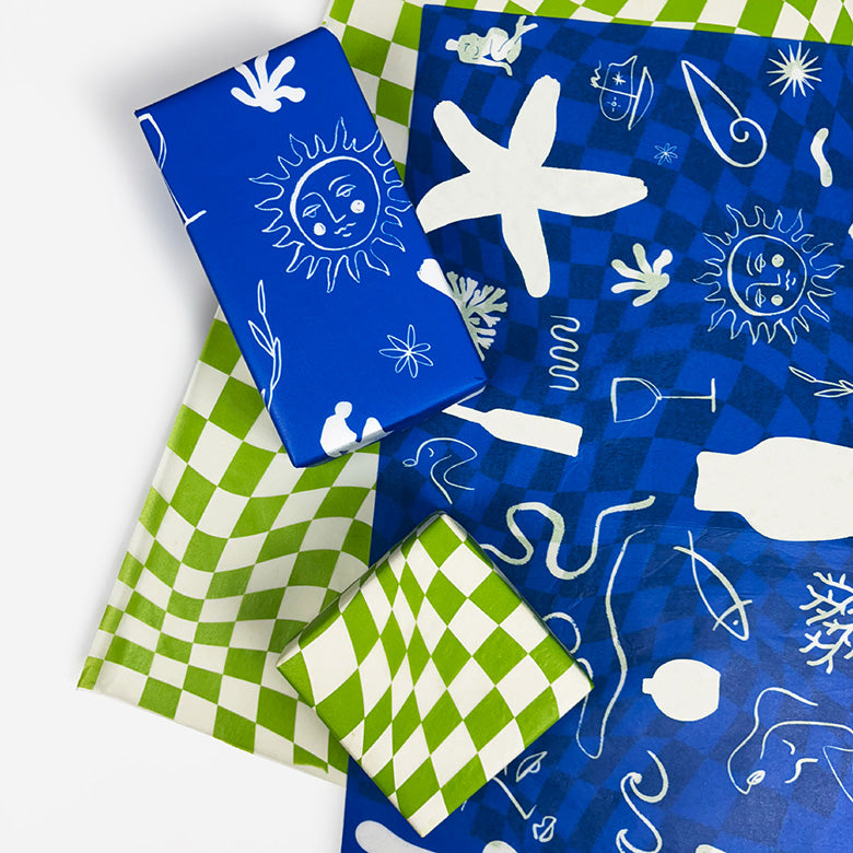 Custom Tissue Paper with Full Background printing. Logo/Pattern Design.