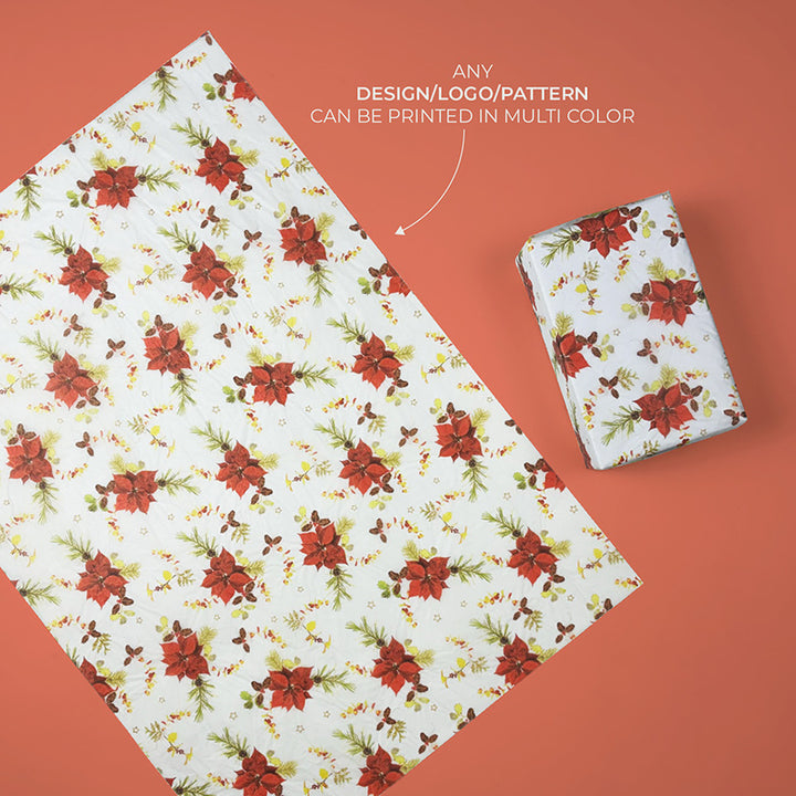 Custom Tissue Paper with Logo & Pattern Design in Multiple Colors