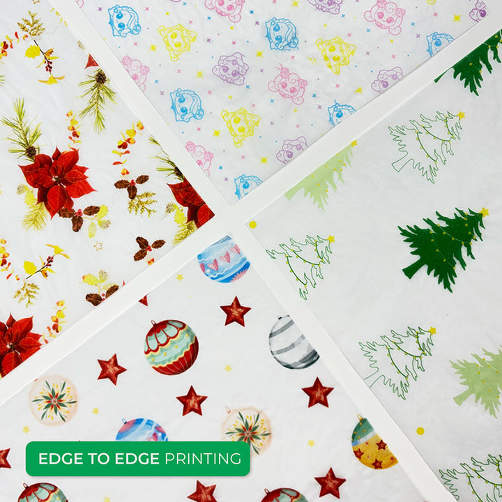 Custom Tissue Paper with Logo & Pattern Design in Multiple Colors