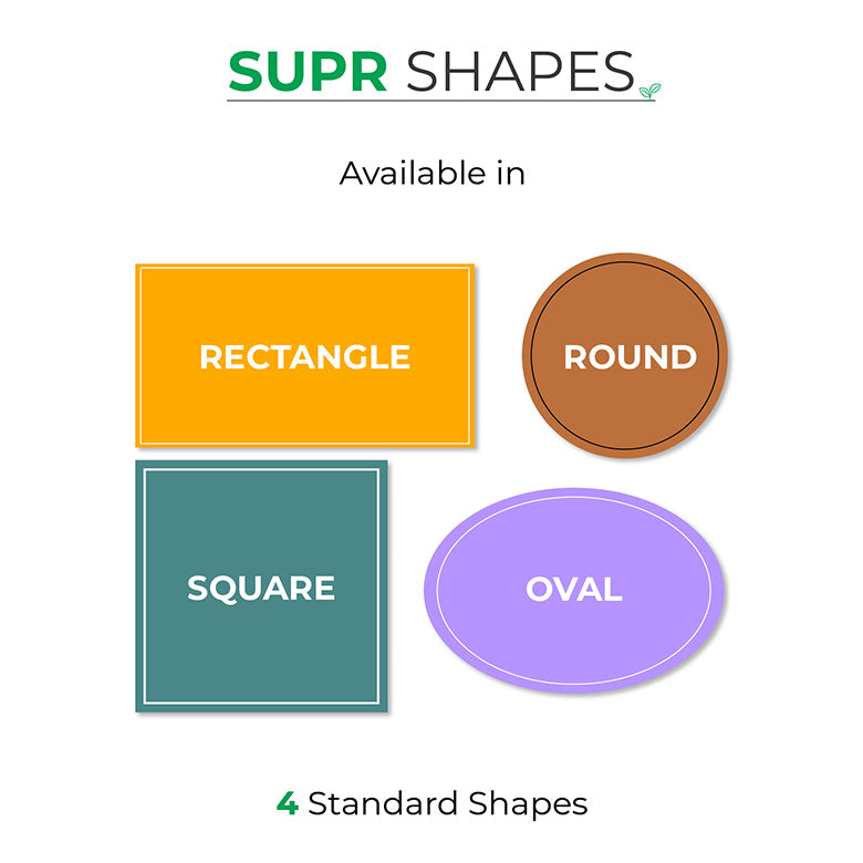 Clear Stickers - Customisable, Compostable & Sustainable.
