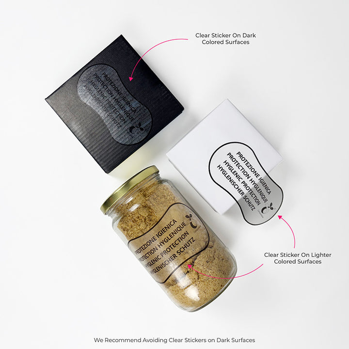 Clear Stickers - Customisable, Compostable & Sustainable.