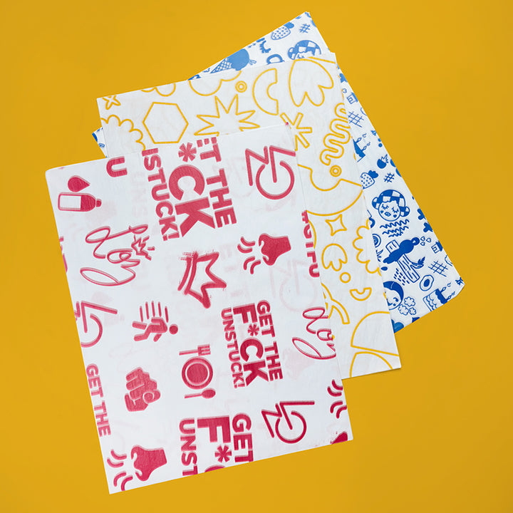 Acid-Free Custom Tissue Paper with Logo & Pattern Design