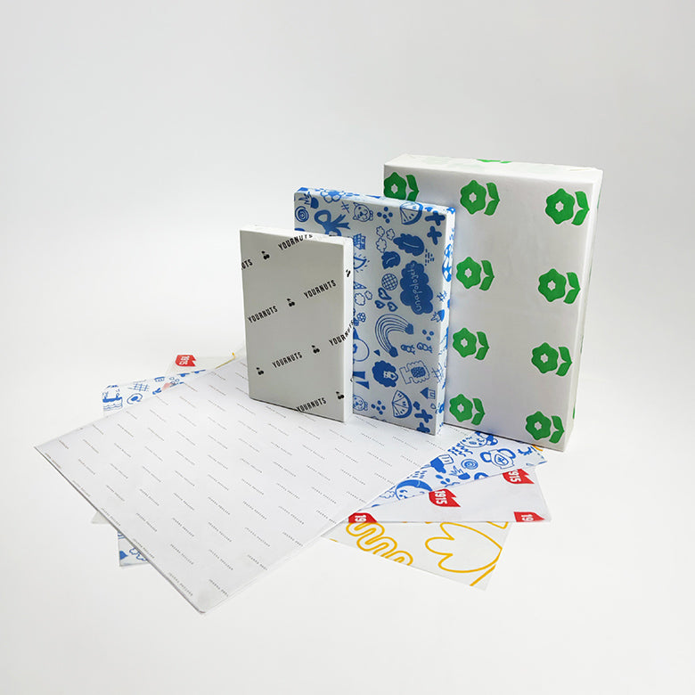 Acid-Free Custom Tissue Paper with Logo & Pattern Design