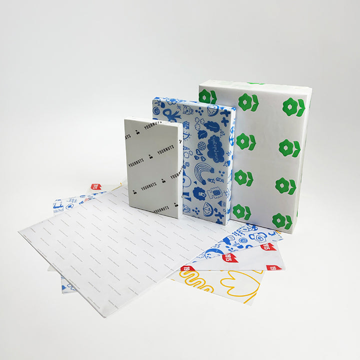 Acid-Free Custom Tissue Paper with Logo & Pattern Design