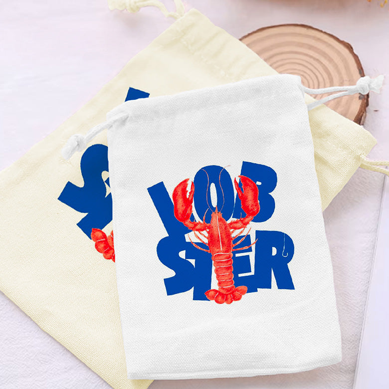 Custom Drawstring Bag Made with Recycled Cotton with Low Minimums