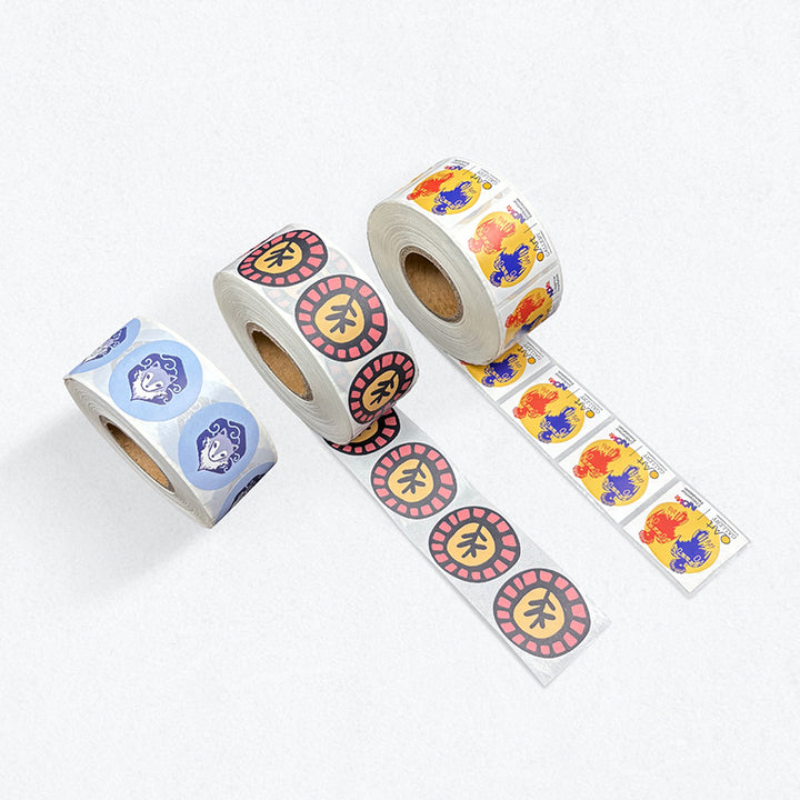 Custom Printed Stickers Roll for Eco-Friendly & Sustainable Packaging