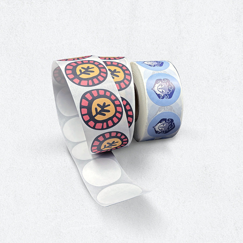 Custom Printed Stickers Roll for Eco-Friendly & Sustainable Packaging