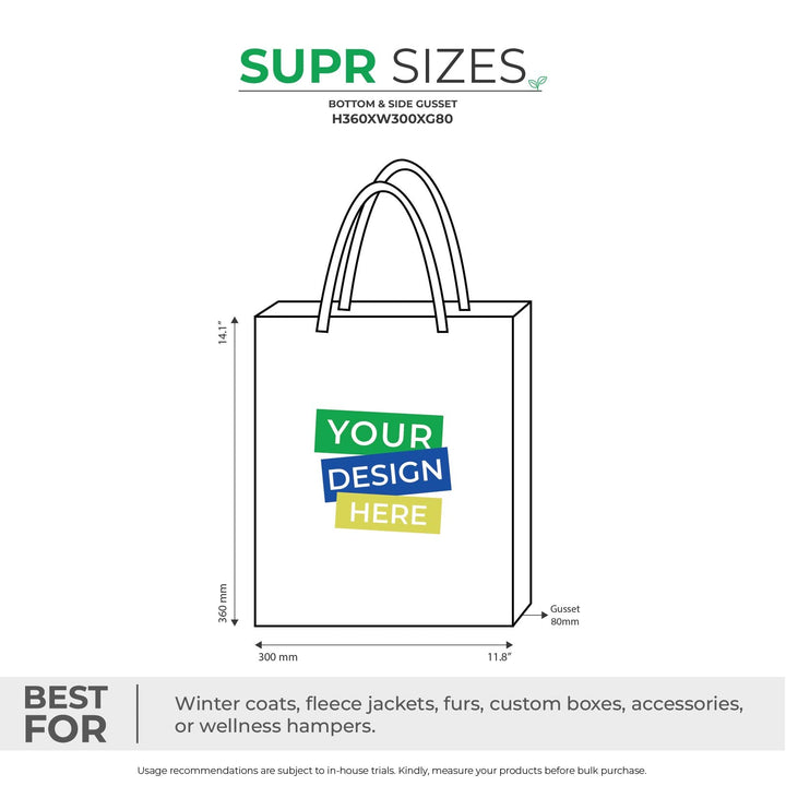 Custom Tote Bags with Gusset. Recyclable & Reusable Cotton Tote Bag