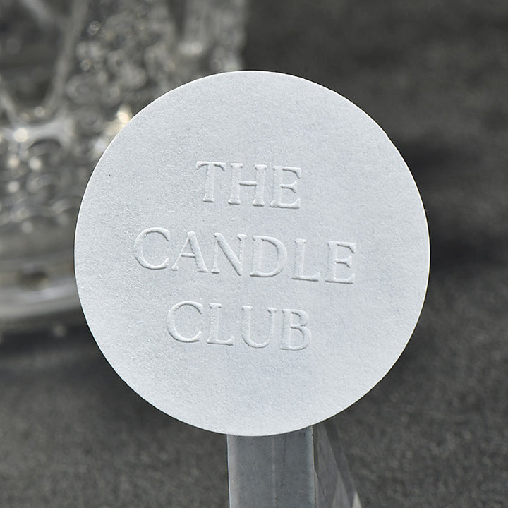 Blind Custom Embossed Stickers. Eco-Friendly & Fast turnaround.