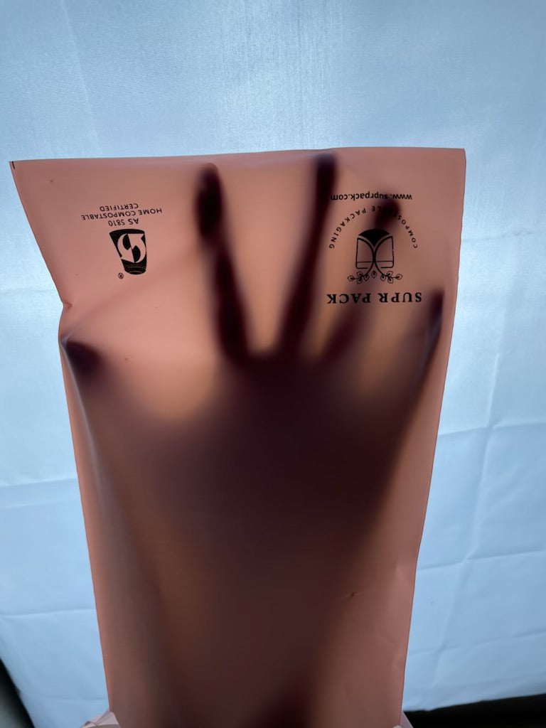 Pink Mailers - Home Compostable, Sustainable Shipping Packaging.