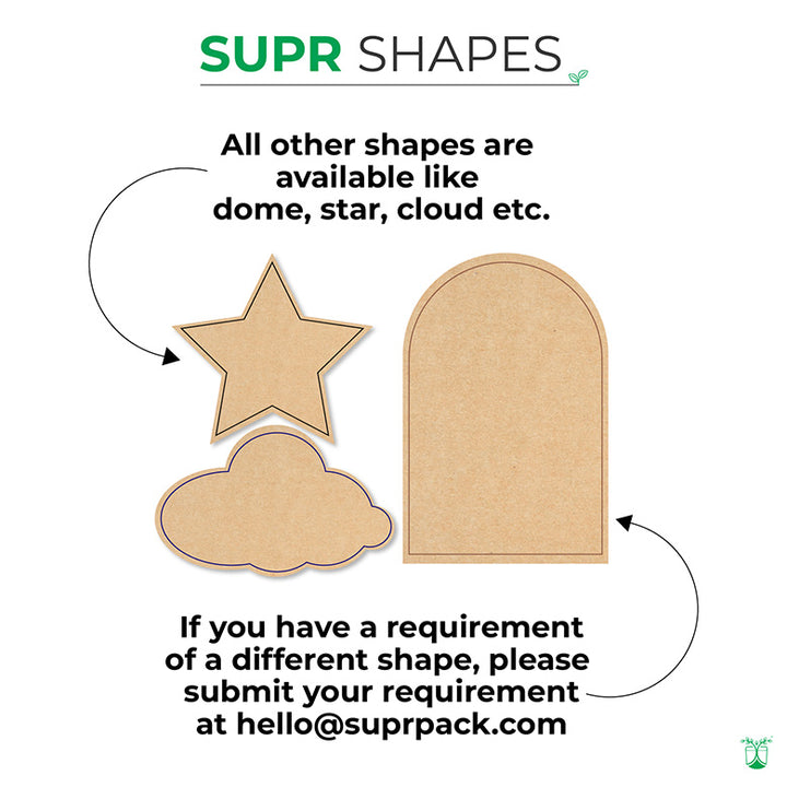Custom Kraft Paper Stickers - Recyclable, Acid-free & Sustainable