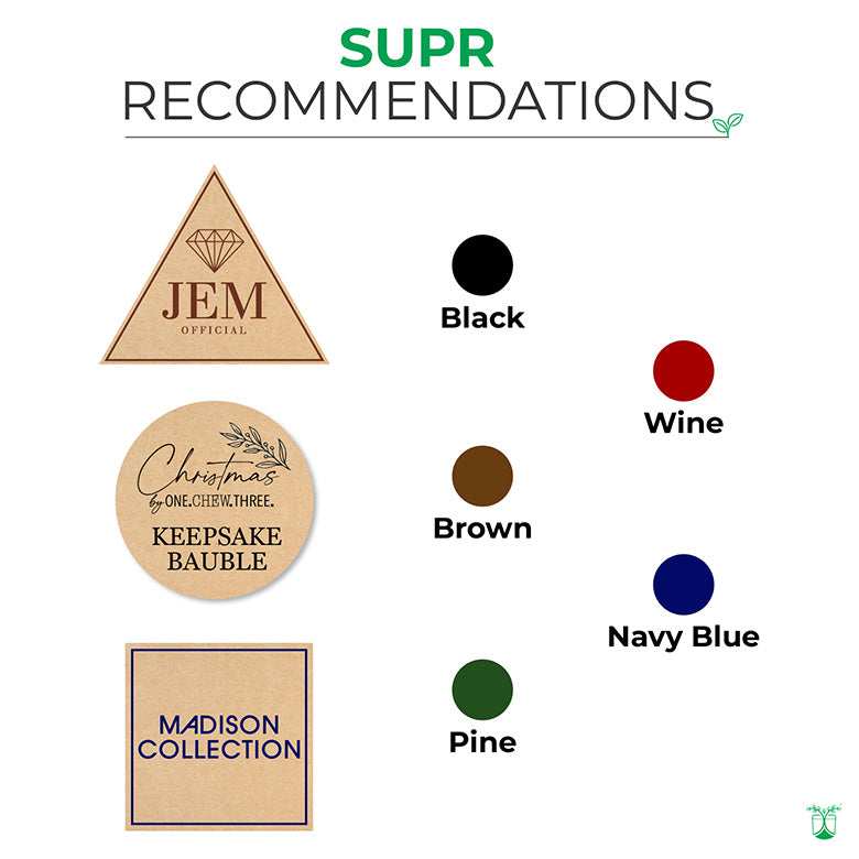 Custom Kraft Paper Stickers - Recyclable, Acid-free & Sustainable