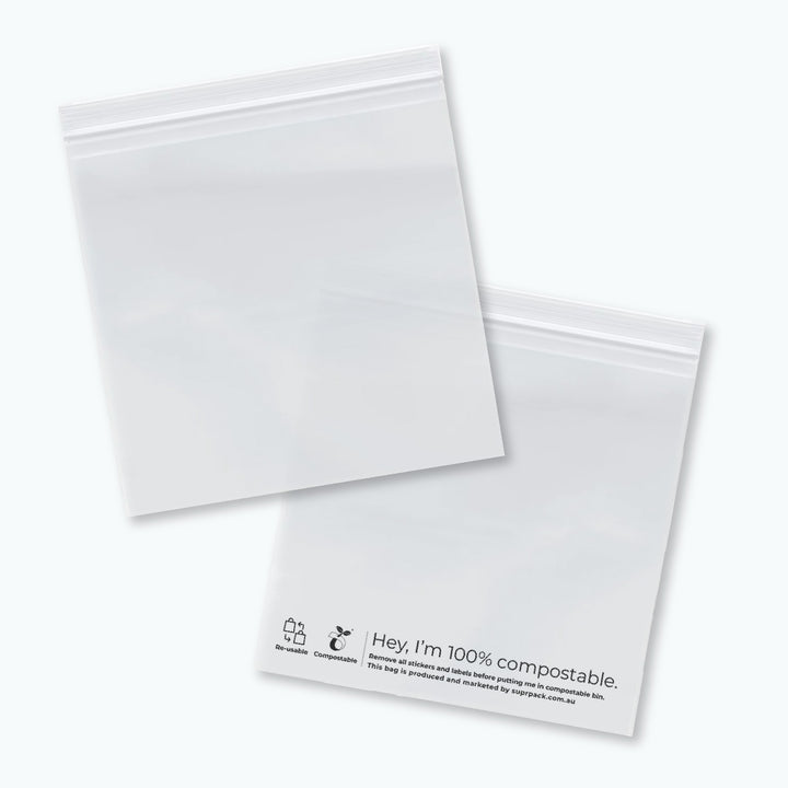 Compostable Zip Lock Bags for Eco-friendly & Leakproof Packaging