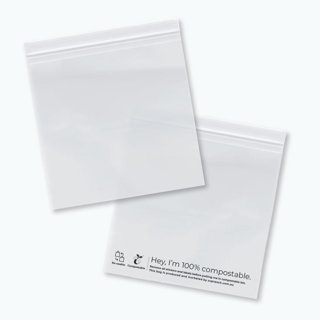 Compostable Zip Lock Bags for Eco-friendly & Leakproof Packaging