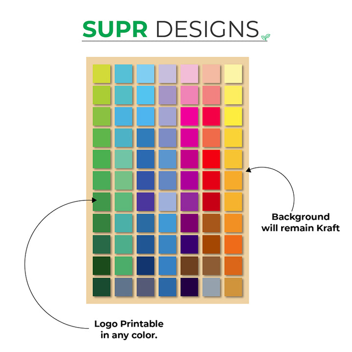 Acid-Free Kraft Custom Tissue Paper with Logo & Pattern Design