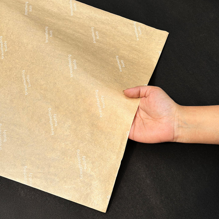 Acid-Free Kraft Custom Tissue Paper with Logo & Pattern Design