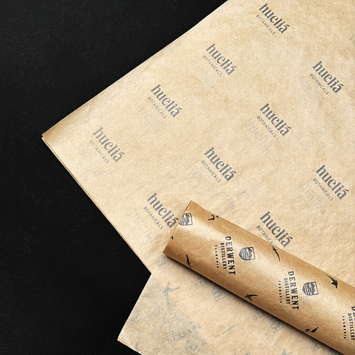 Acid-Free Kraft Custom Tissue Paper with Logo & Pattern Design