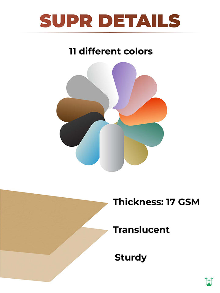 Tissue Paper (Brown). Acid Free & FSC Certified. MOQ: 100 Wrapping Paper