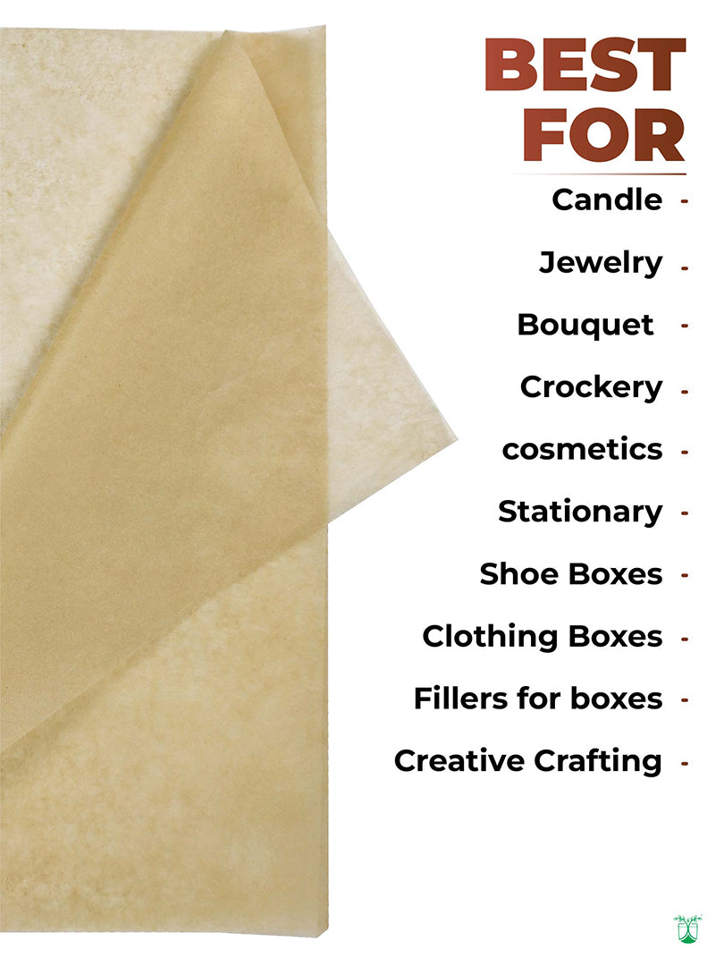 Tissue Paper (Brown). Acid Free & FSC Certified. MOQ: 100 Wrapping Paper