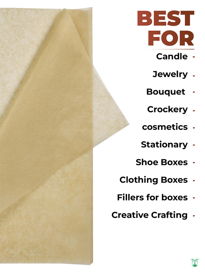 Tissue Paper (Brown). Acid Free & FSC Certified. MOQ: 100 Wrapping Paper
