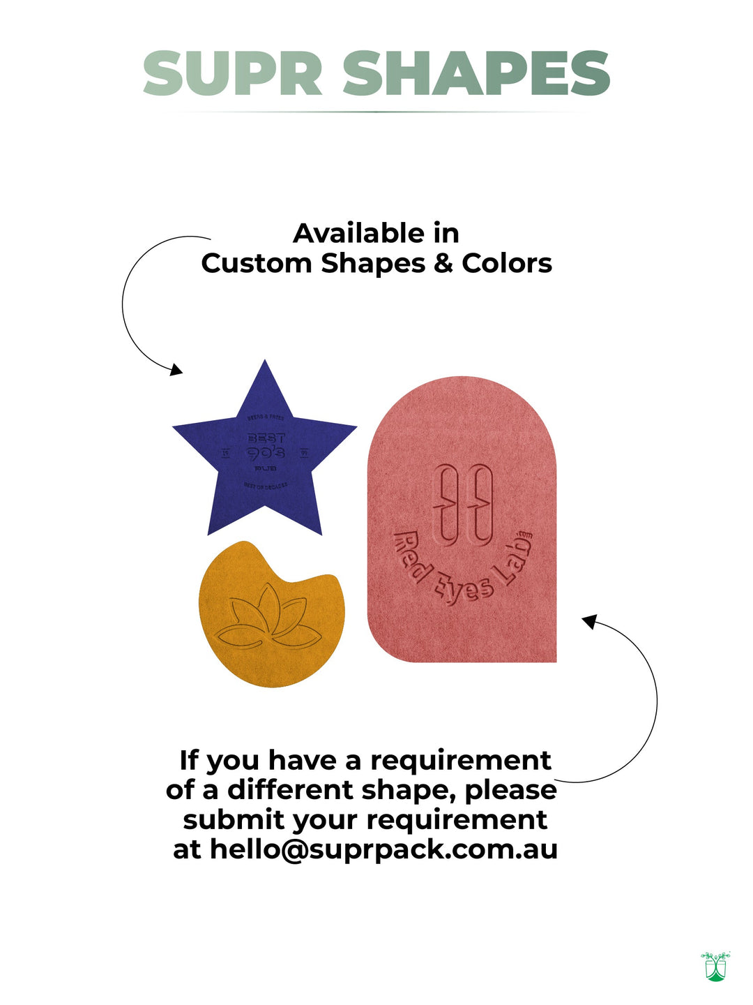 Eco-friendly Embossed Stickers