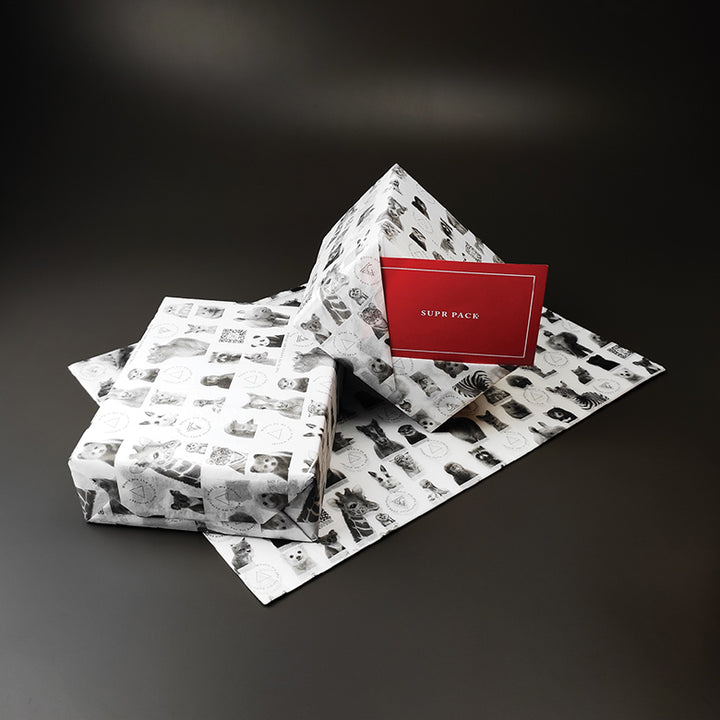 COLOURED CUSTOM TISSUE PAPER WITH LOGO & PATTERN DESIGN