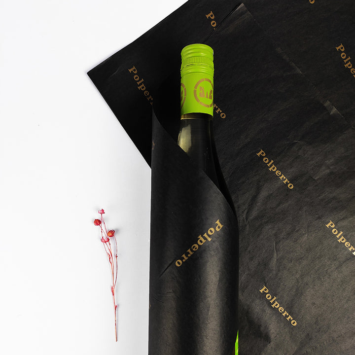 COLOURED CUSTOM TISSUE PAPER WITH LOGO & PATTERN DESIGN