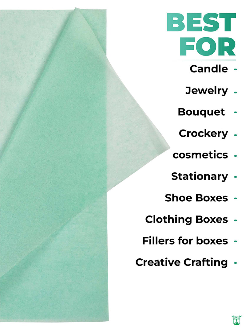 Tissue paper (Green) - From pack of 100 sheets.