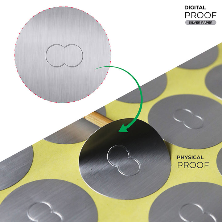custom embossed stickers | embossed/debossed labels | eco-friendly labels with embossing