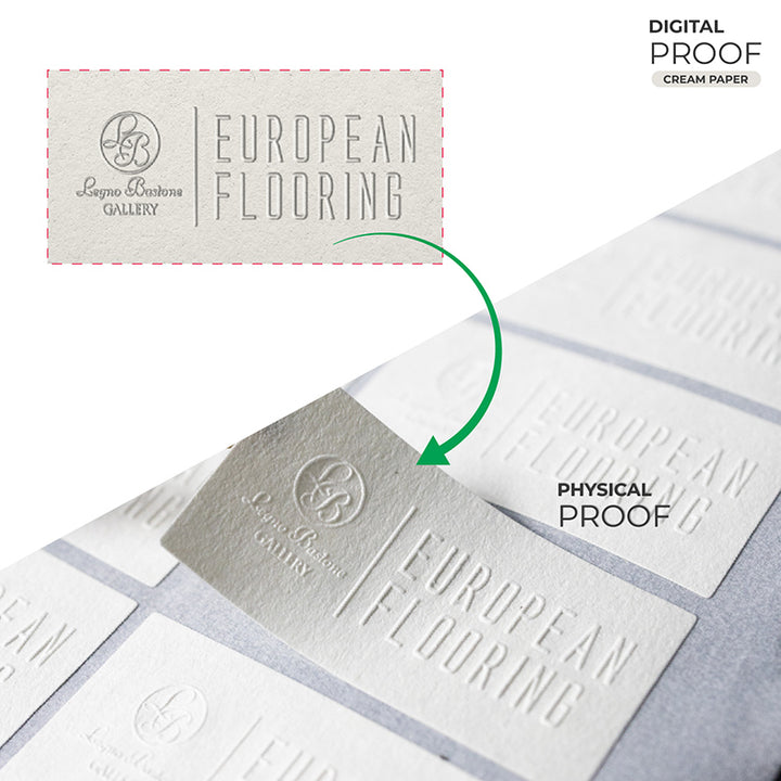 custom embossed sticker labels | custom candle labels | soap labels | recycled embossed stickers