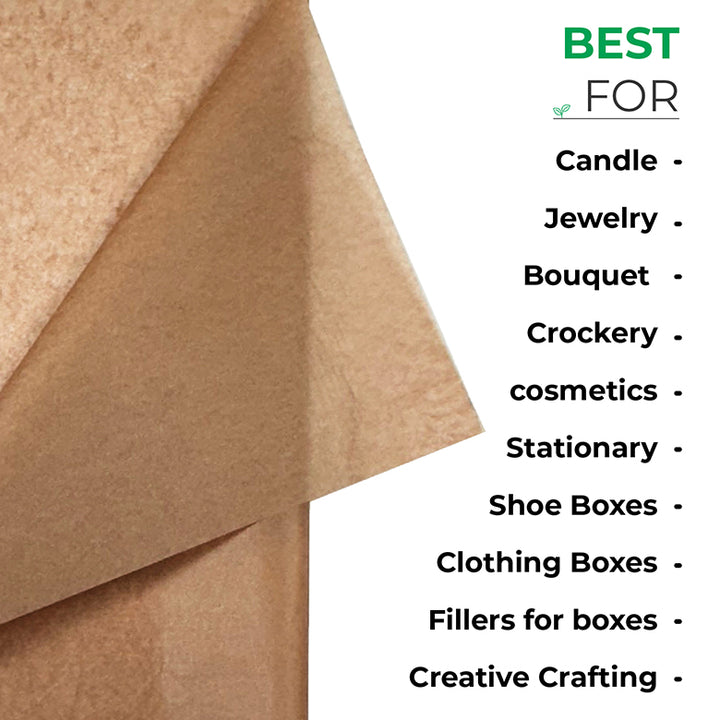 Tissue Paper (Moss Brown). Acid Free & FSC Certified.