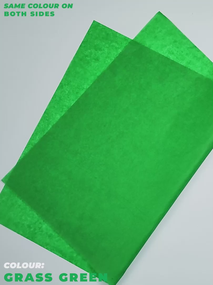 Grass Green tissue Paper for Recyclable & Sustainable Wrapping