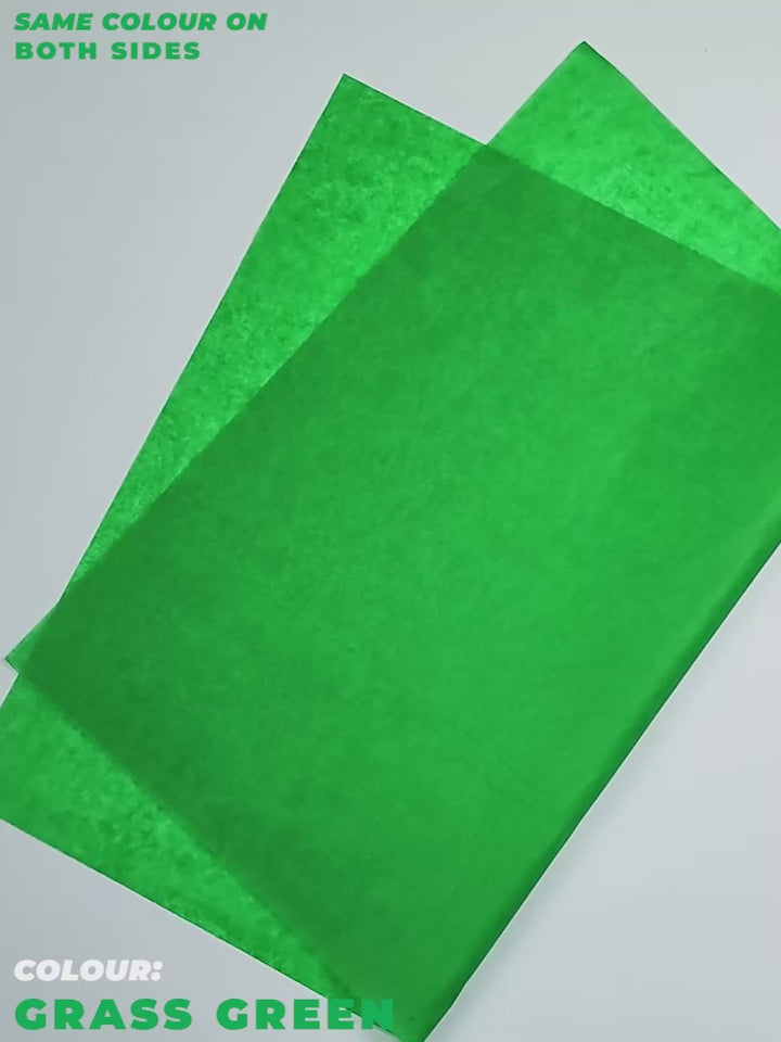 Grass Green tissue Paper for Recyclable & Sustainable Wrapping