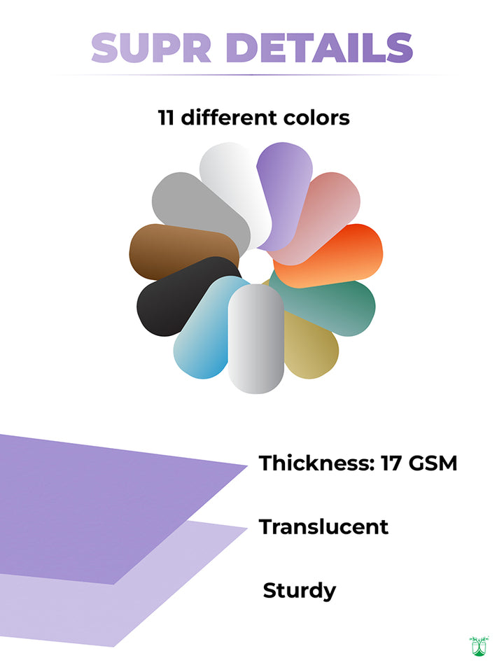 Tissue paper (Purple) - From pack of 100 sheets.