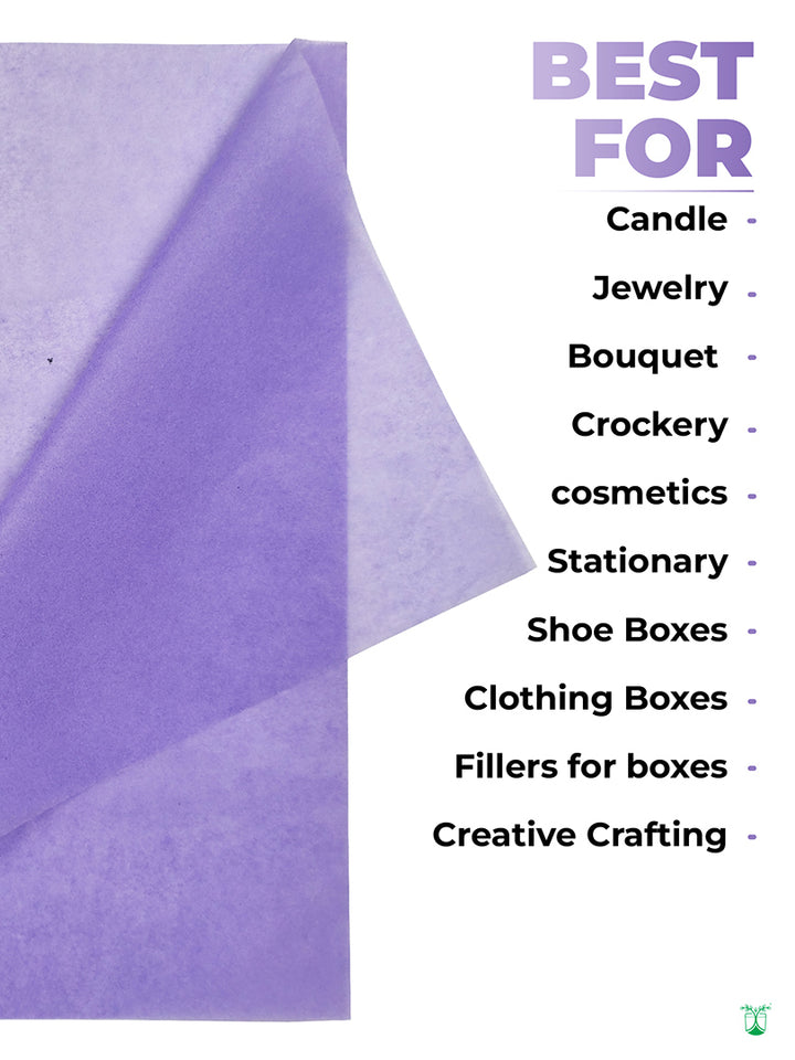 Tissue paper (Purple) - From pack of 100 sheets.