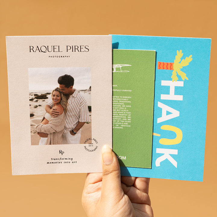 CUSTOM CARDS - ECO-FRIENDLY PREMIUM TEXTURED PAPER