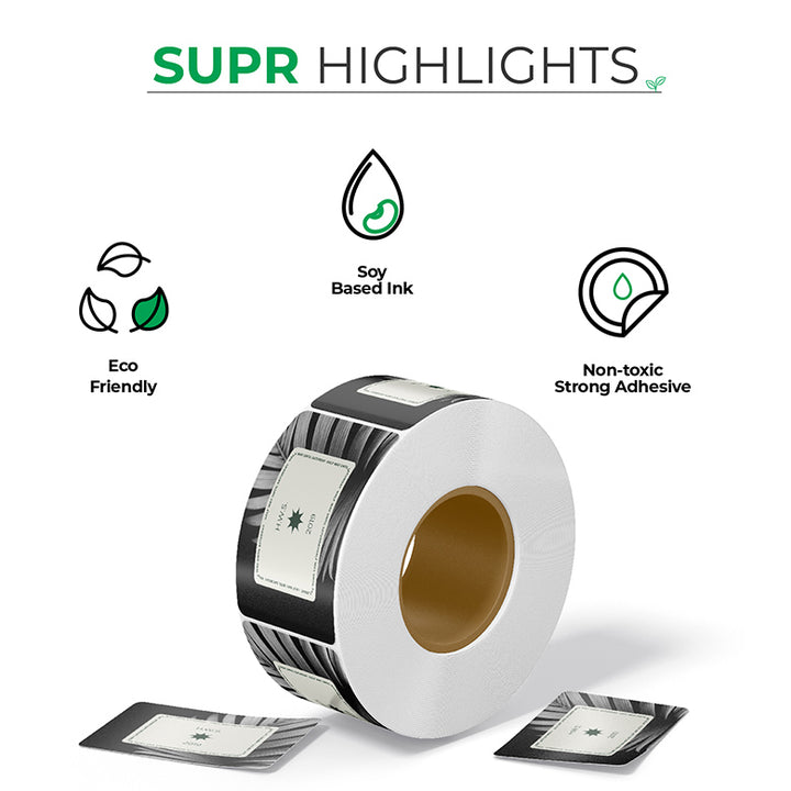Eco-friendly Custom Sticker Roll with Pantone Printing