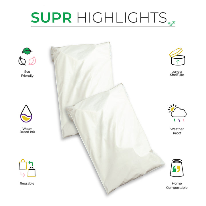 Warm Grey Mailers - Home Compostable Shipping Mailers.