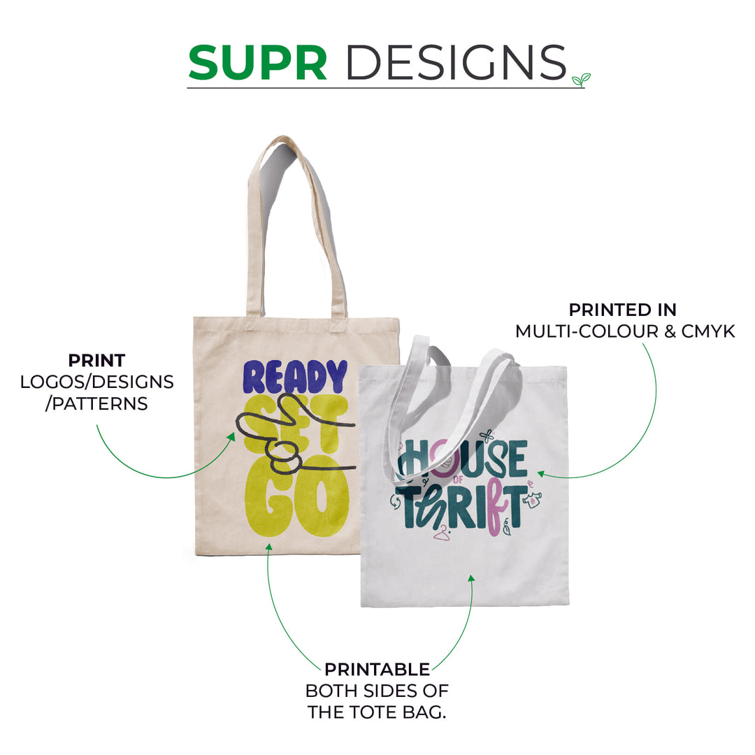 Custom Tote Bags. Washable & Reusable Tote Bag.