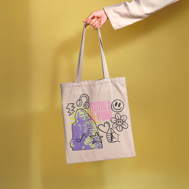 Custom Tote Bags. Washable & Reusable Tote Bag.