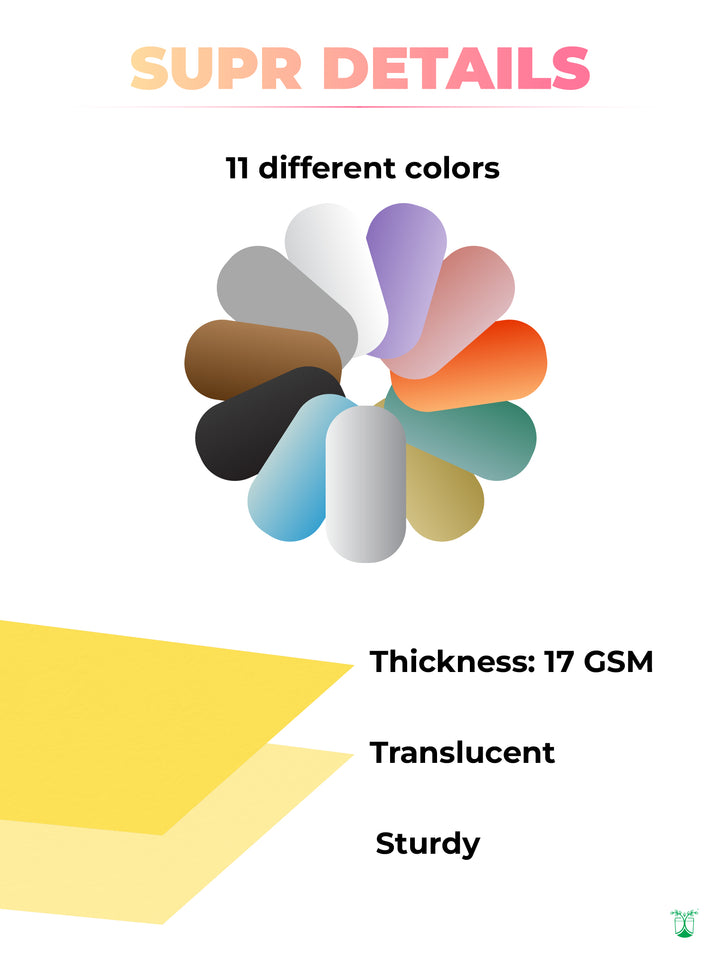 Yellow Colored Tissue Paper Bulk