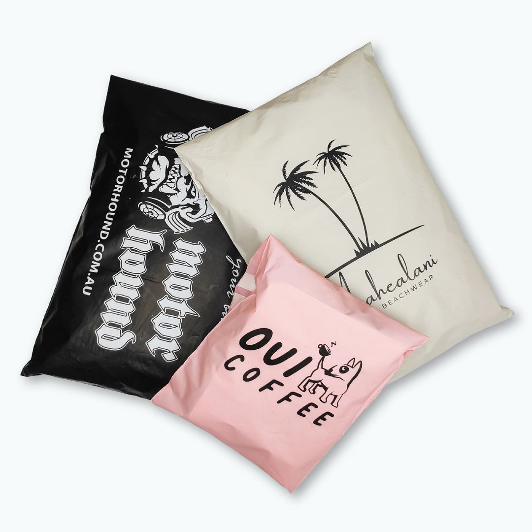 Fully Customised Compostable Mailers With Your Brand & Size.