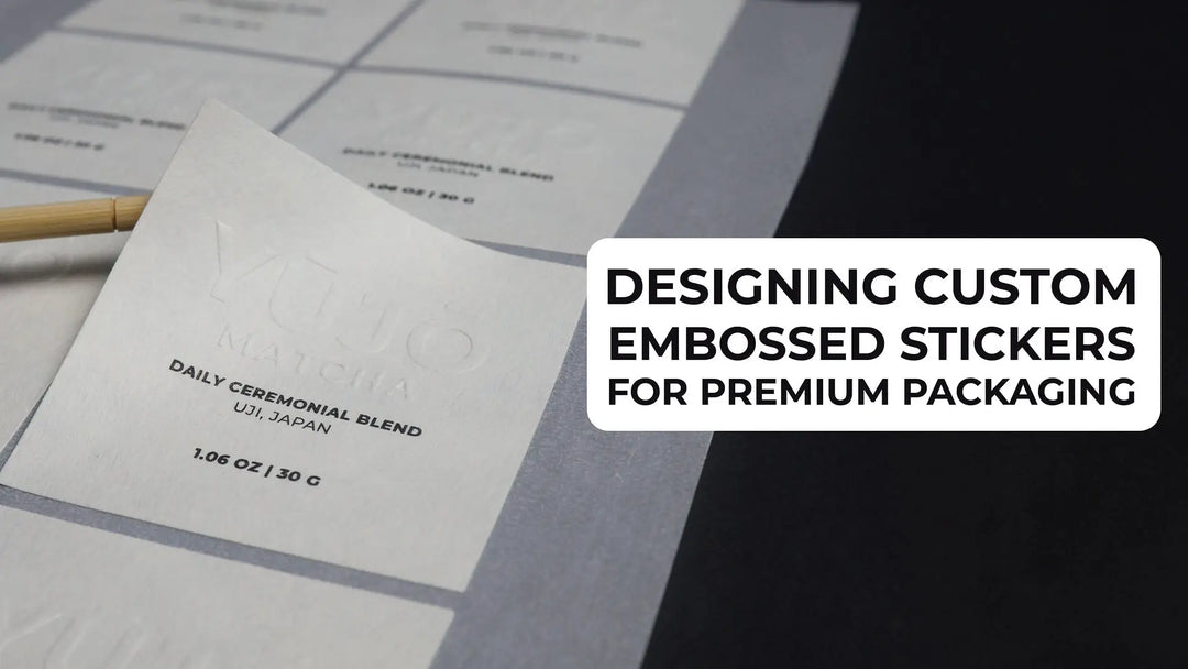 Embedded Sticker Designing Custom Embossed Stickers for Premium Packaging – suprpack.com