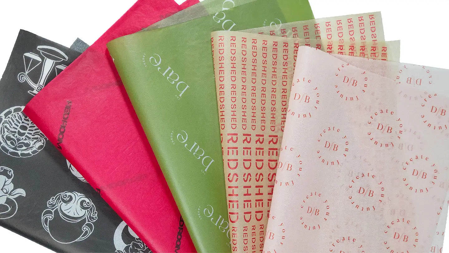 Colored Custom Tissue Paper