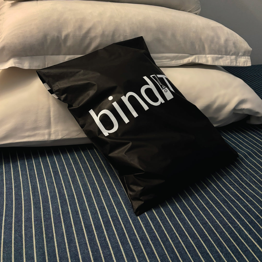 Black Custom Compostable Mailers with low minimums