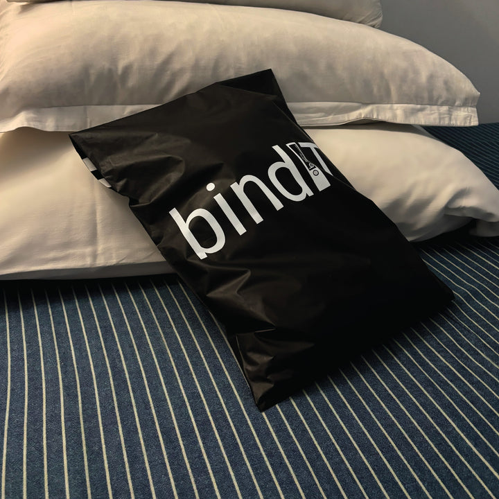 Black Custom Compostable Mailers with low minimums