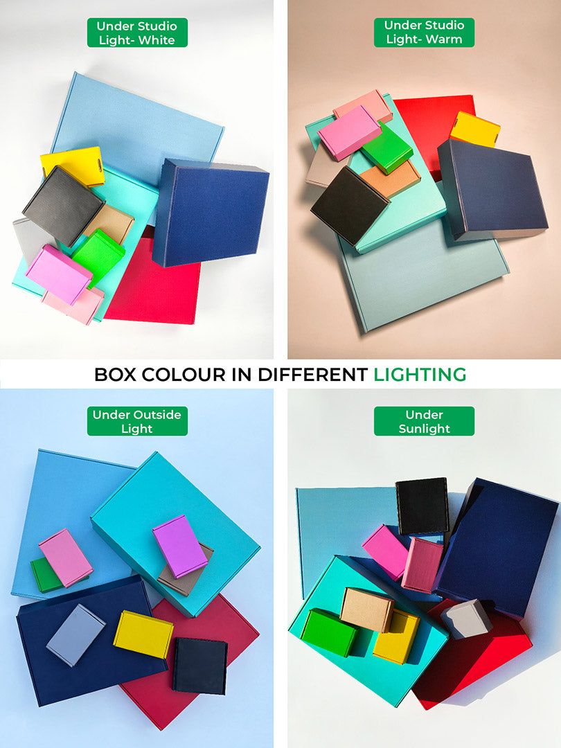 Eco-Friendly Shipping Mailer Box in 15 vibrant colors